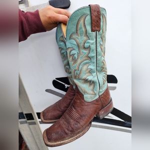 Justin Ostrich Cowboy boots